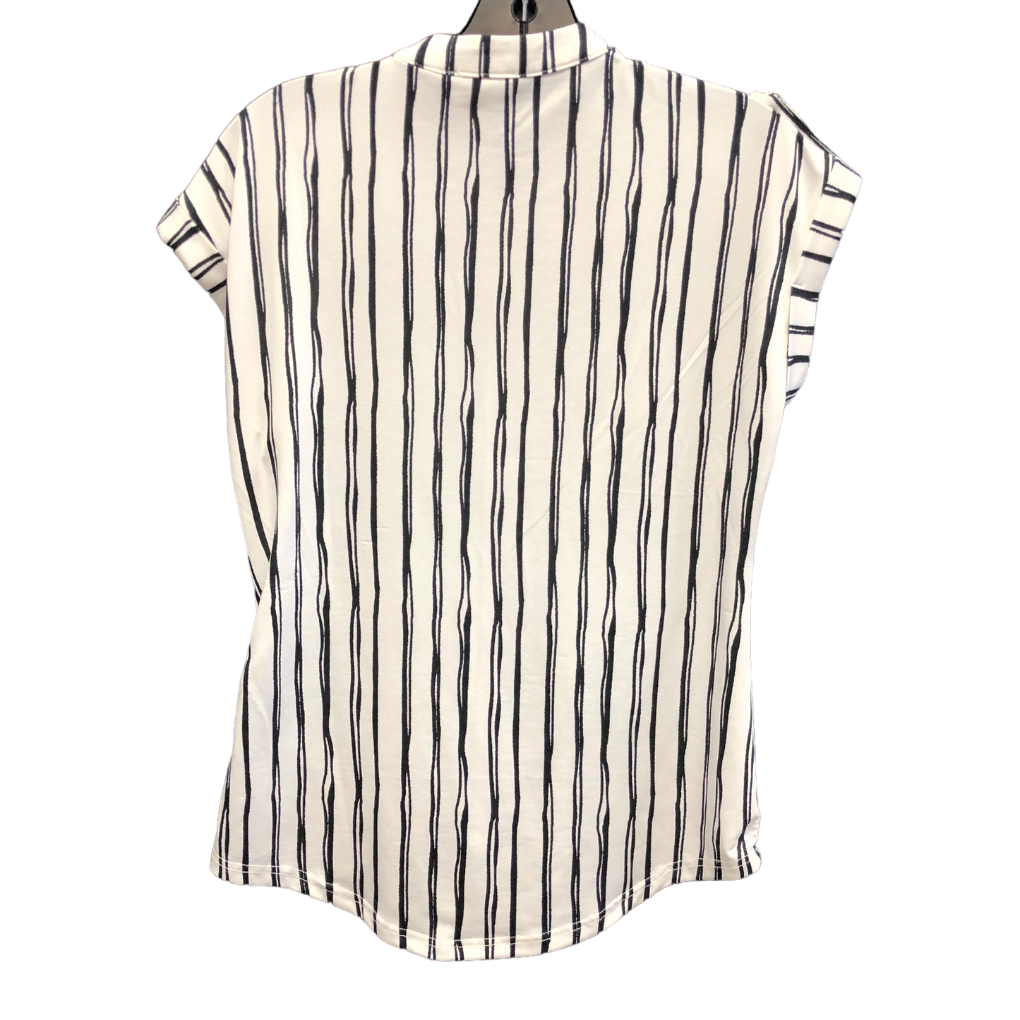 Black & White Top Short Sleeve The Workshop, Size M