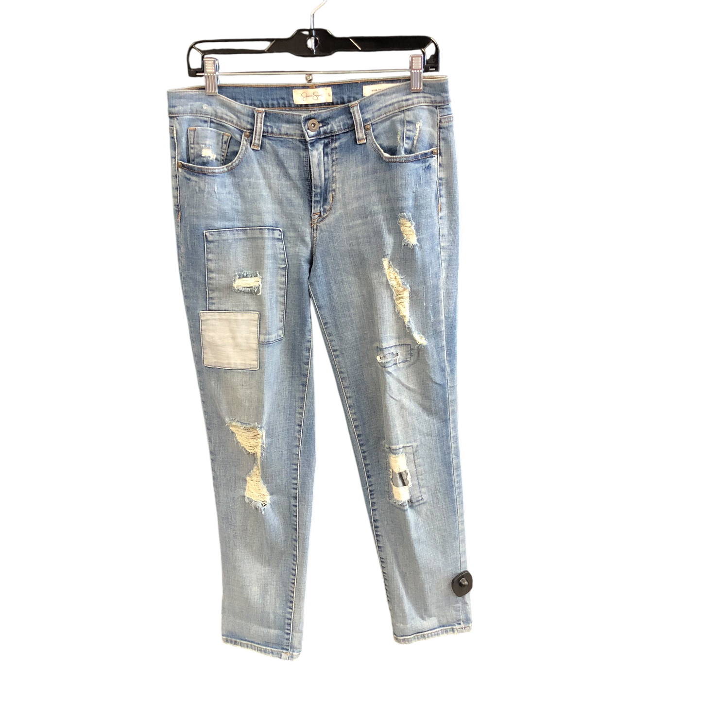 Jeans Skinny By Jessica Simpson In Blue Denim, Size: 4