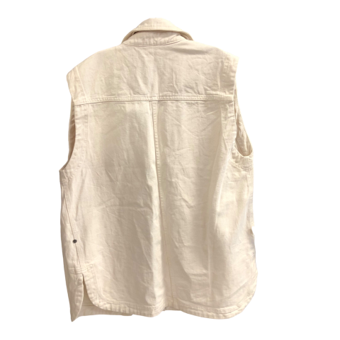 Vest Other By H&m In Cream Denim, Size: M