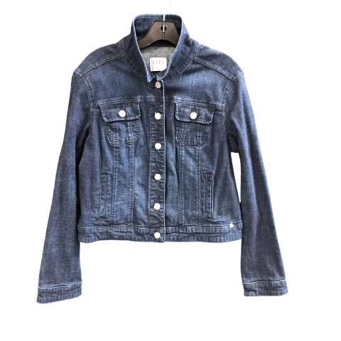 Jacket Denim By Elle In Blue Denim, Size: Xl