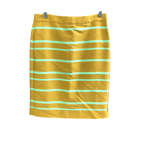 Skirt Mini & Short By J. Crew In Gold & Green, Size: 10