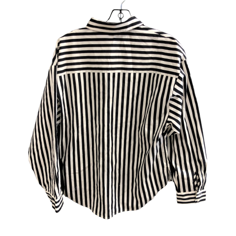 Top Long Sleeve By Express In Striped Pattern, Size: S