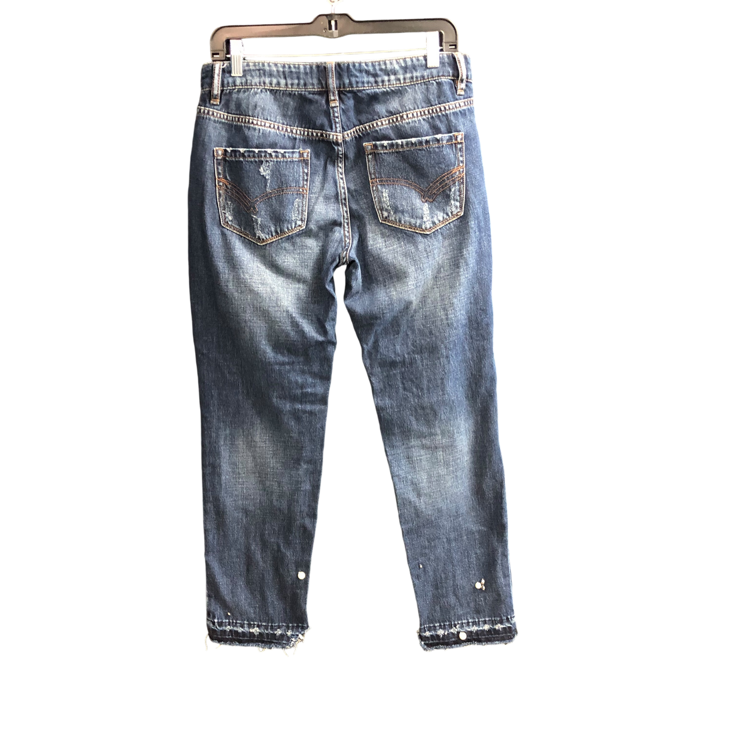 Jeans Cropped By William Rast In Blue Denim, Size: 8