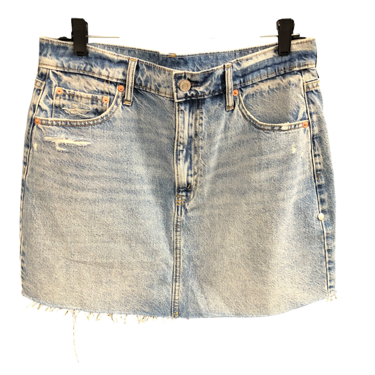 Skirt Mini & Short By Gap In Blue Denim, Size: 10