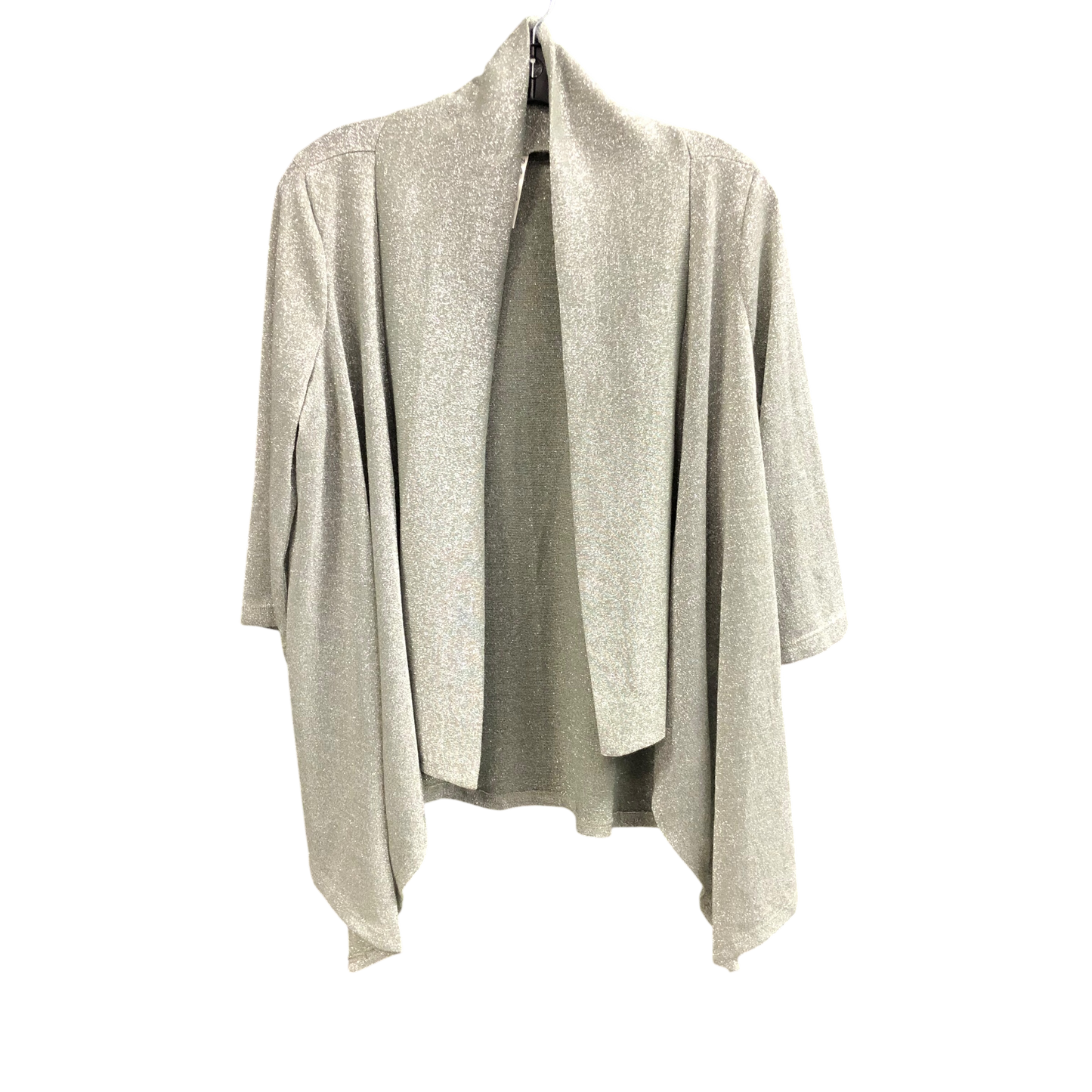 Cardigan By Perseption Concept In Silver, Size: M