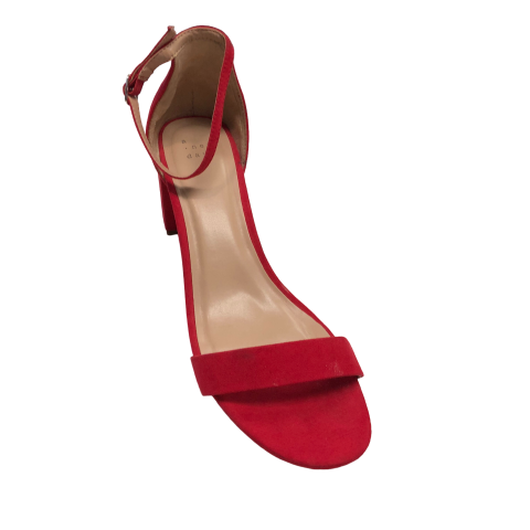 Red Shoes Heels Block A New Day, Size 12