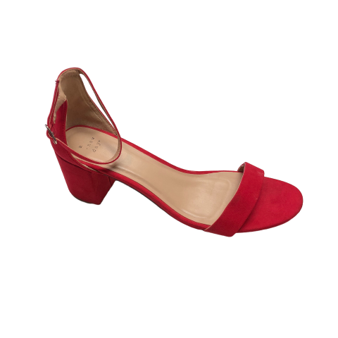 Red Shoes Heels Block A New Day, Size 12