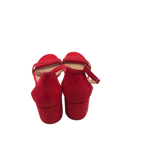 Red Shoes Heels Block A New Day, Size 12