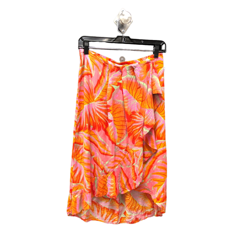 Orange & Pink Skirt Midi Cynthia Rowley, Size S