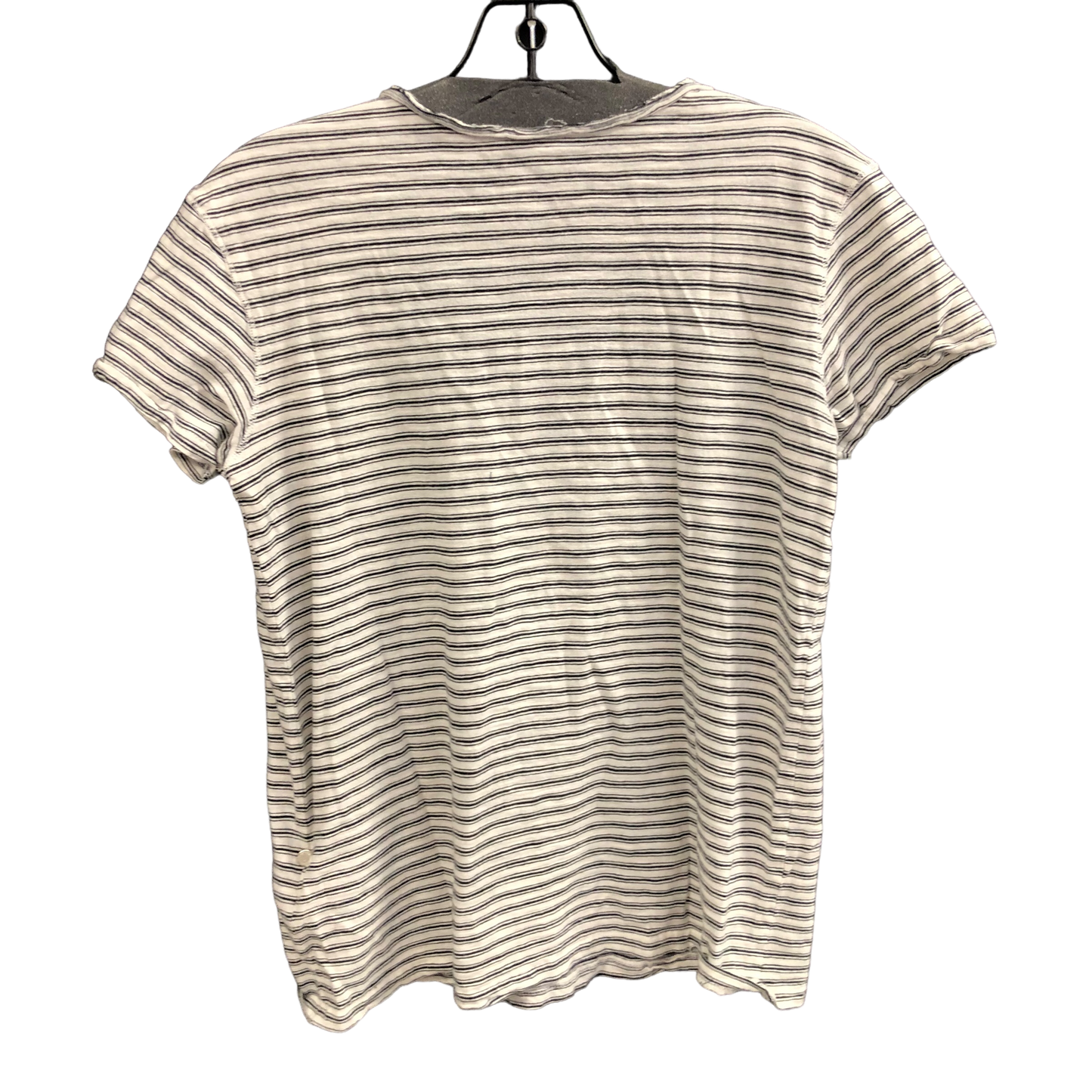 Striped Pattern Top Short Sleeve All Saints, Size Xs