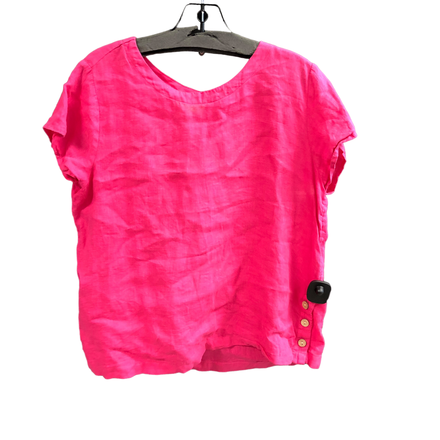 Pink Top Short Sleeve Cynthia Rowley, Size M