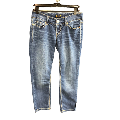 Blue Denim Jeans Skinny Seven 7, Size 4