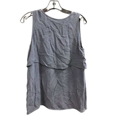 Navy Top Sleeveless Designer Theory, Size L