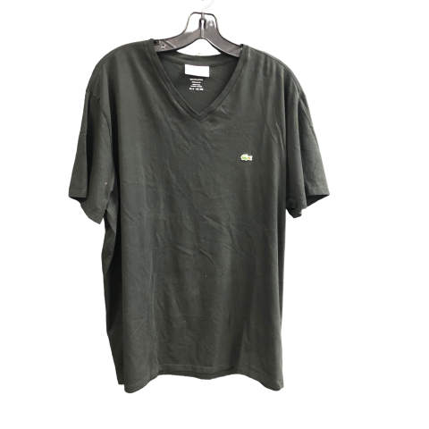 Top Short Sleeve By Lacoste In Black, Size: 3x