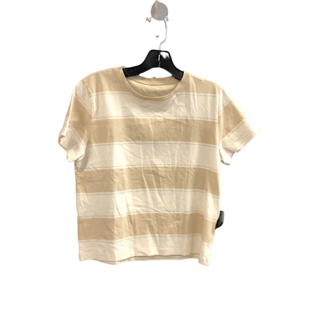 Top Short Sleeve By Everlane In Beige, Size: S