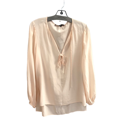 Top Long Sleeve By Bcbgmaxazria In Pink, Size: Xs