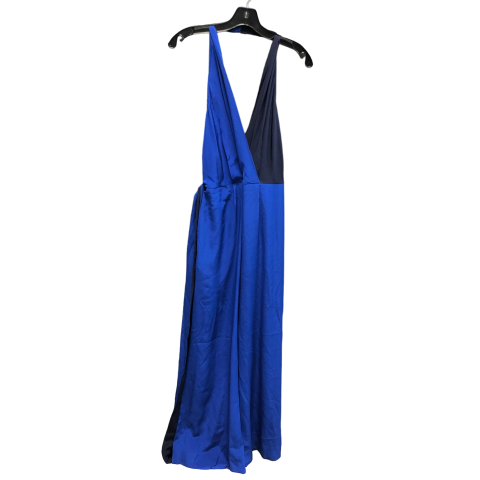 Jumpsuit Designer By Diane Von Furstenberg In Blue, Size: M