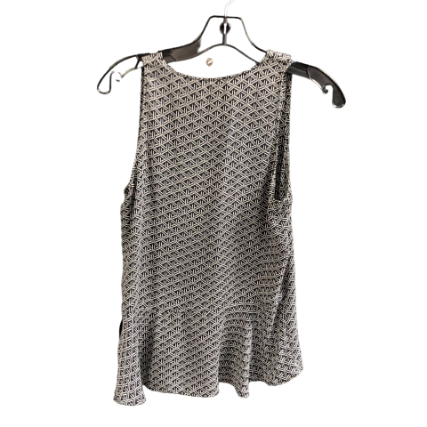 Top Sleeveless By Banana Republic In Black & White, Size: Xs