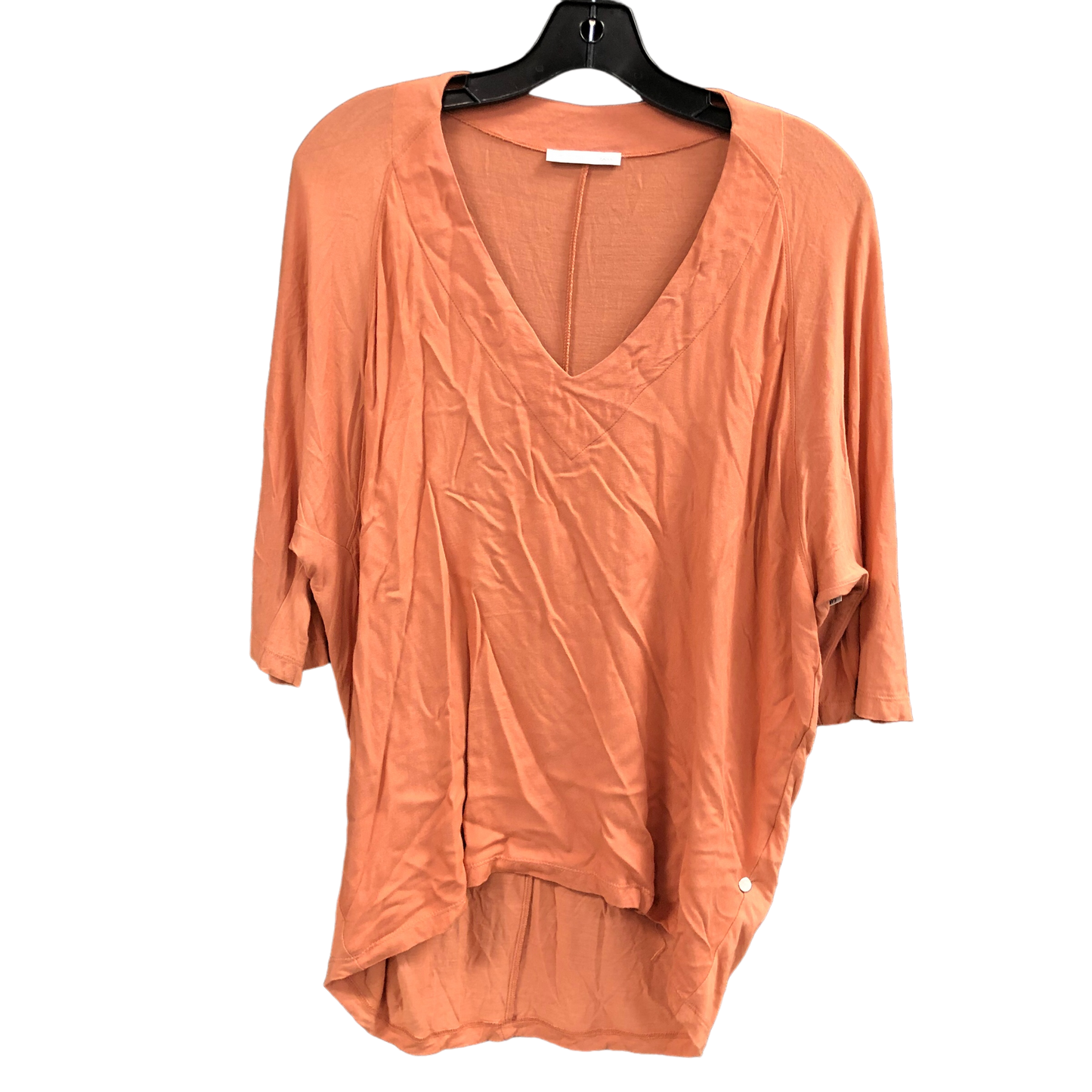 Top 3/4 Sleeve By Zara In Orange, Size: M