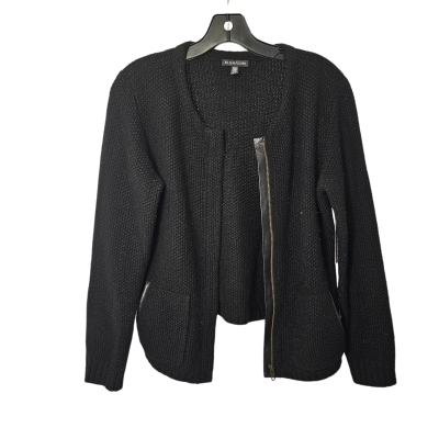 Jacket Designer By Eileen Fisher In Black, Size: Xs