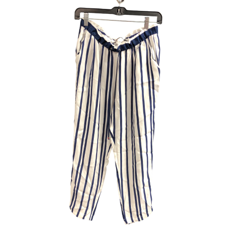 Pants Joggers By Zara In Striped Pattern, Size: M