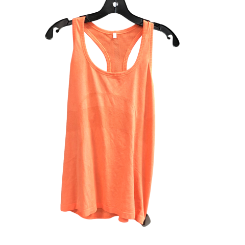 Athletic Tank Top By Lululemon In Orange, Size: 12