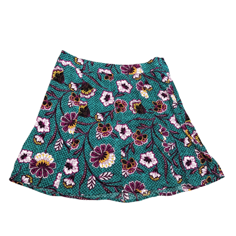 Skirt Mini & Short By Loft In Teal, Size: 10