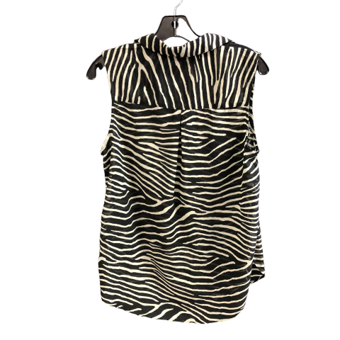 Top Sleeveless By H&m In Zebra Print, Size: S