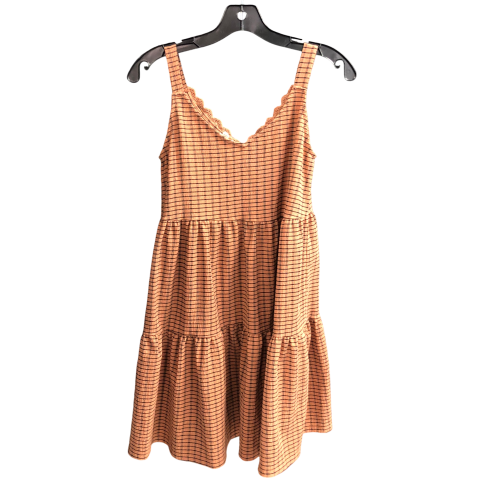 Dress Casual Short By Blu Pepper In Tan, Size: S