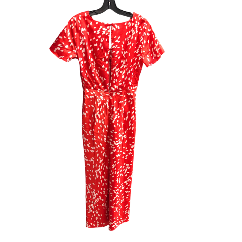 Dress Casual Midi By Top Shop In Red & White, Size: S