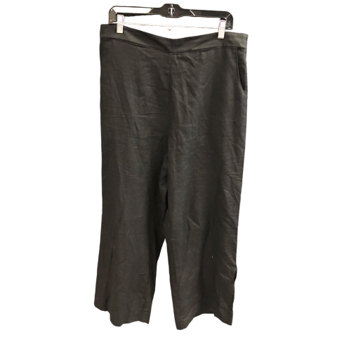 Pants Cropped By Halston In Black, Size: Xl