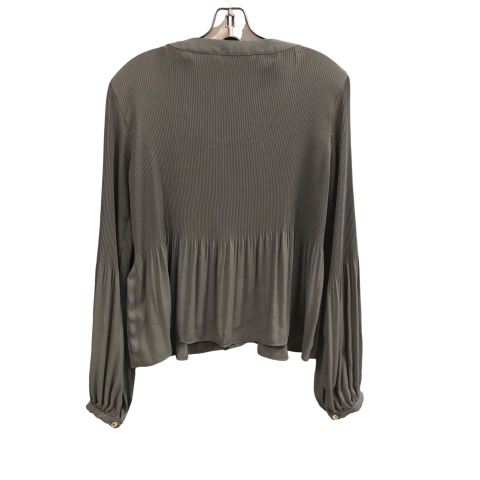 Top Long Sleeve By Zara In Black, Size: M