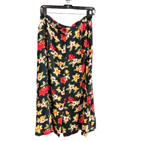 Skirt Midi By Sag Harbor In Floral Print, Size: M