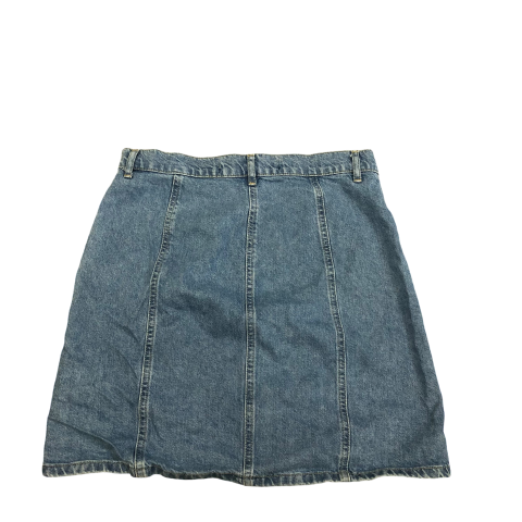 Skirt Mini & Short By Cmc In Blue Denim, Size: 8