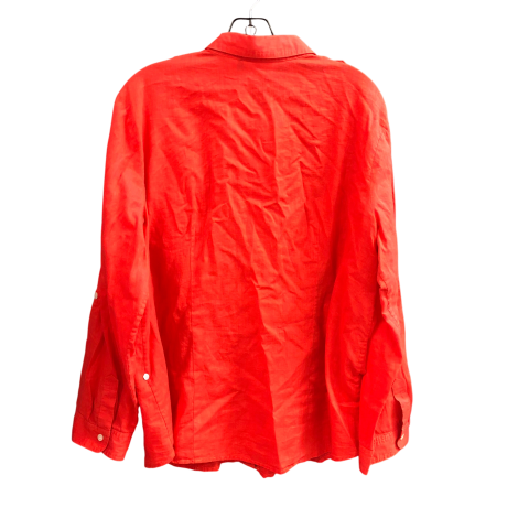 Top Long Sleeve By Chicos In Red, Size: Xl