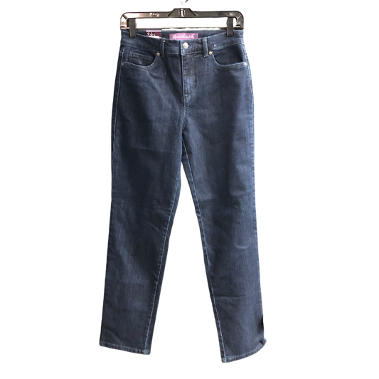 Jeans Straight By Gloria Vanderbilt In Blue, Size: 4