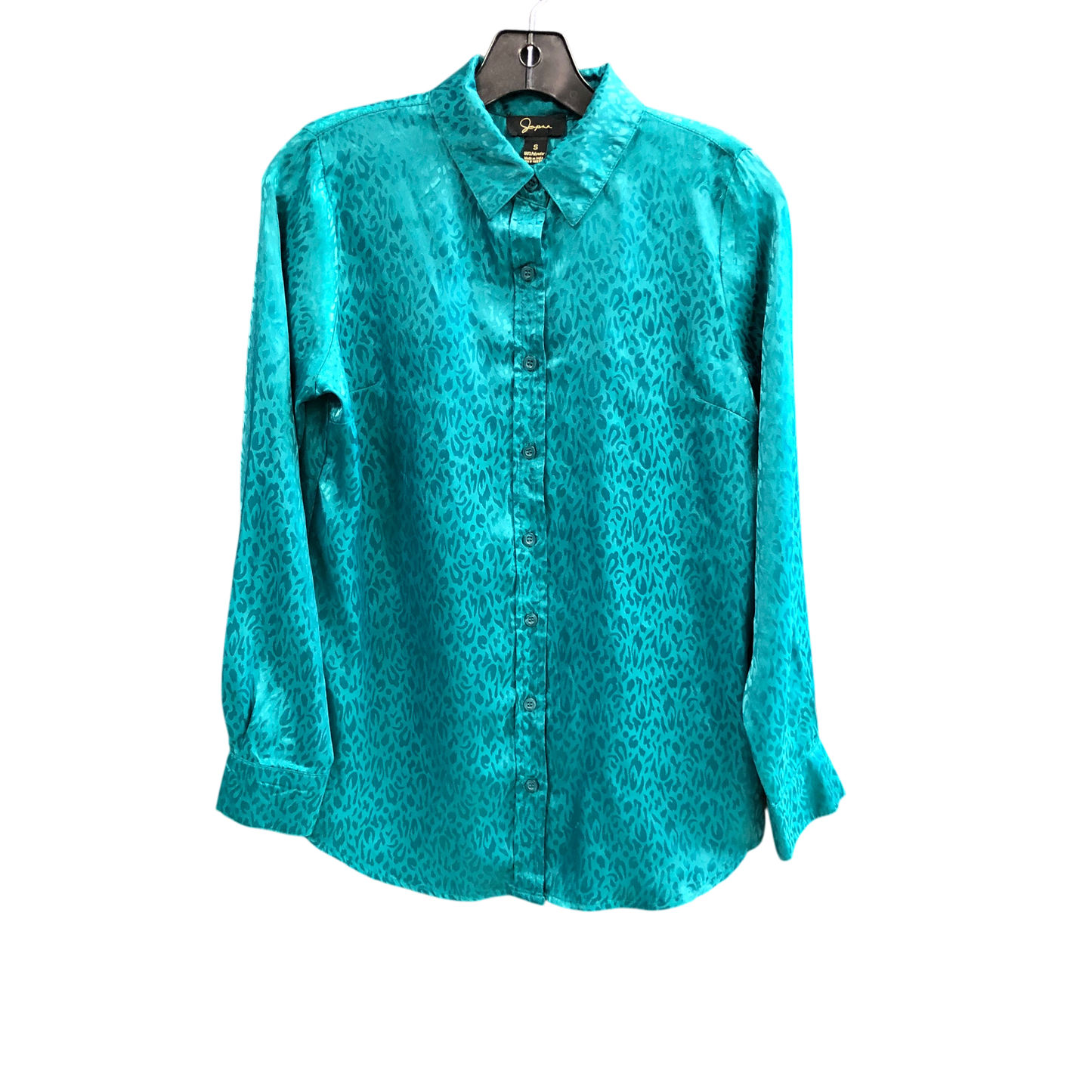 Top Long Sleeve By Japna In Green, Size: S