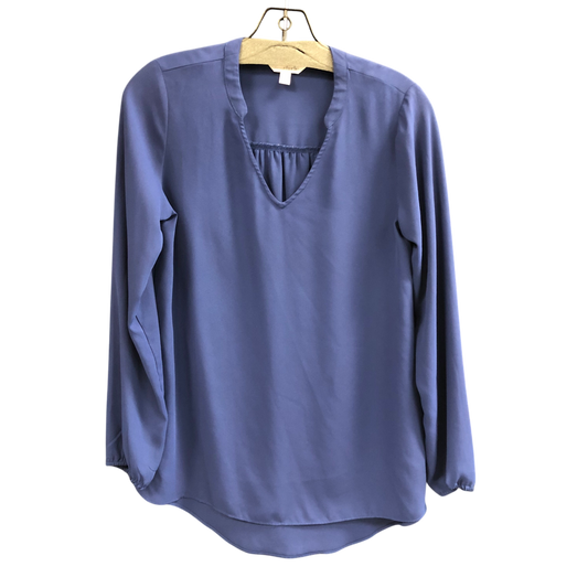 Top Long Sleeve By Charming Charlie In Blue, Size: S