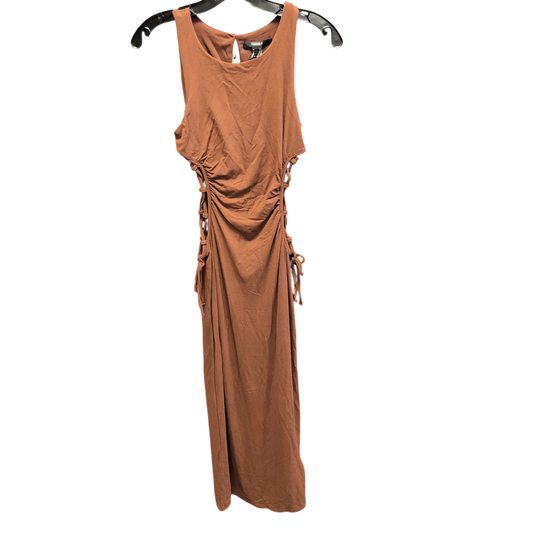 Dress Casual Maxi By Forever 21 In Brown, Size: S