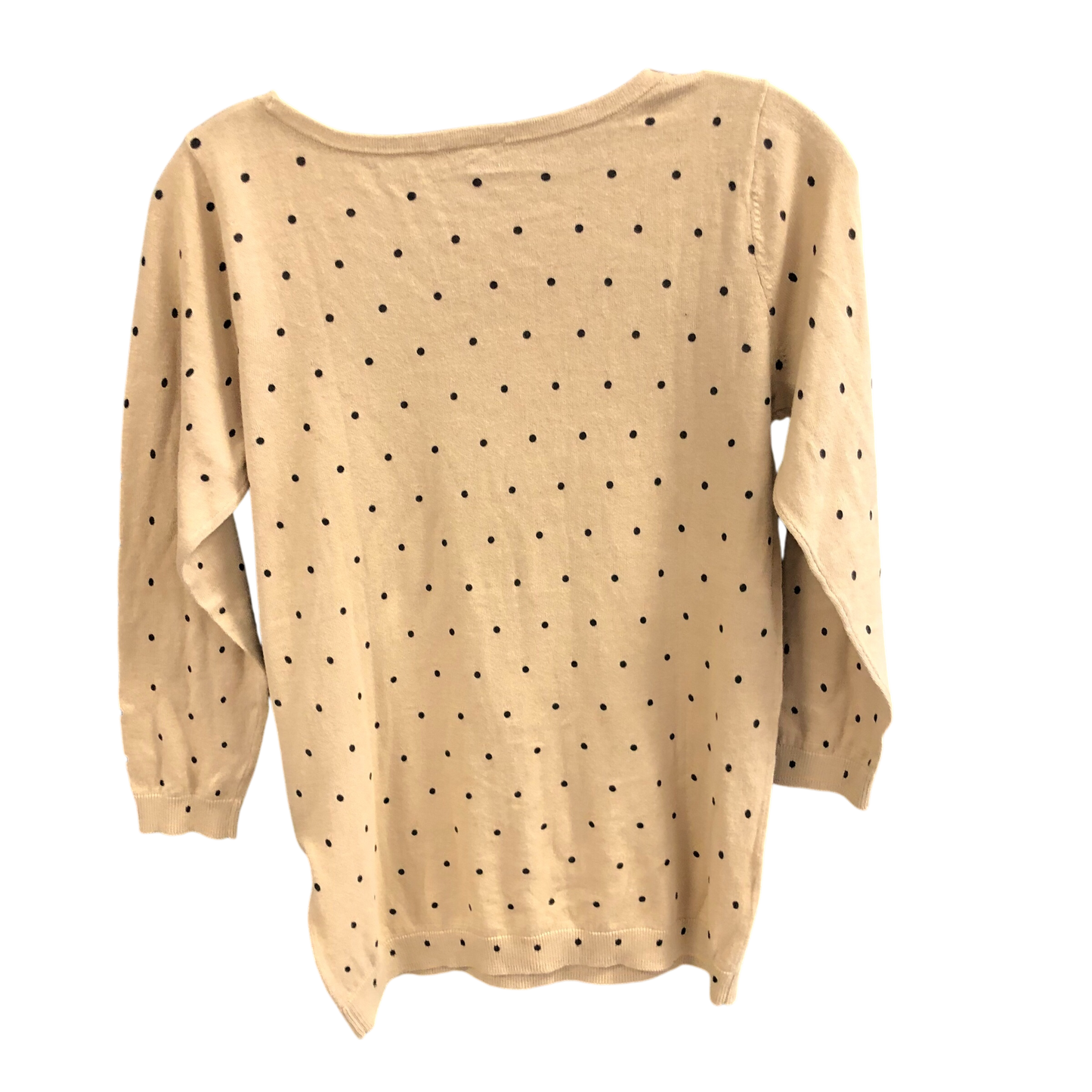 Top Long Sleeve By Ann Taylor In Polkadot Pattern, Size: S