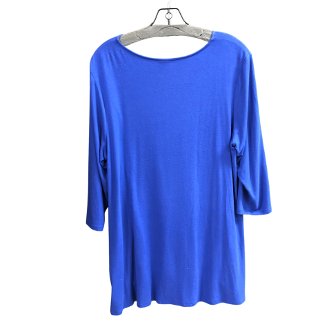 Top Long Sleeve By Chicos In Royal Blue, Size: M