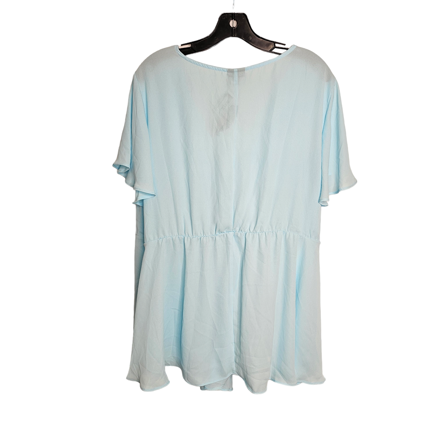 Blue Top Short Sleeve Torrid, Size 3x