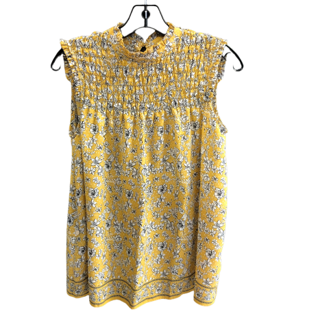 Yellow Top Sleeveless Max Studio, Size S