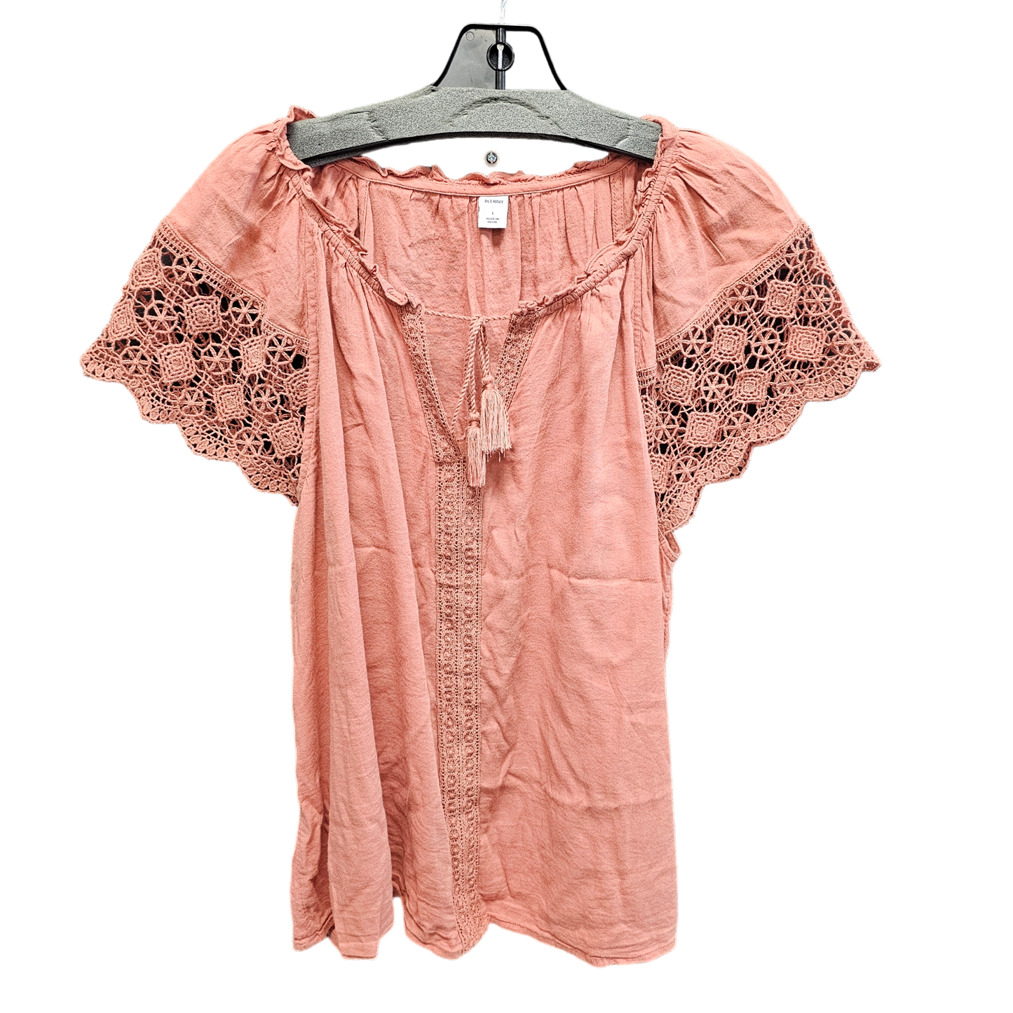 Mauve Top Short Sleeve Old Navy, Size L