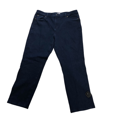 Blue Denim Jeans Straight Coldwater Creek, Size 16