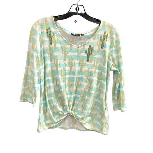 Green Top 3/4 Sleeve Onque, Size S