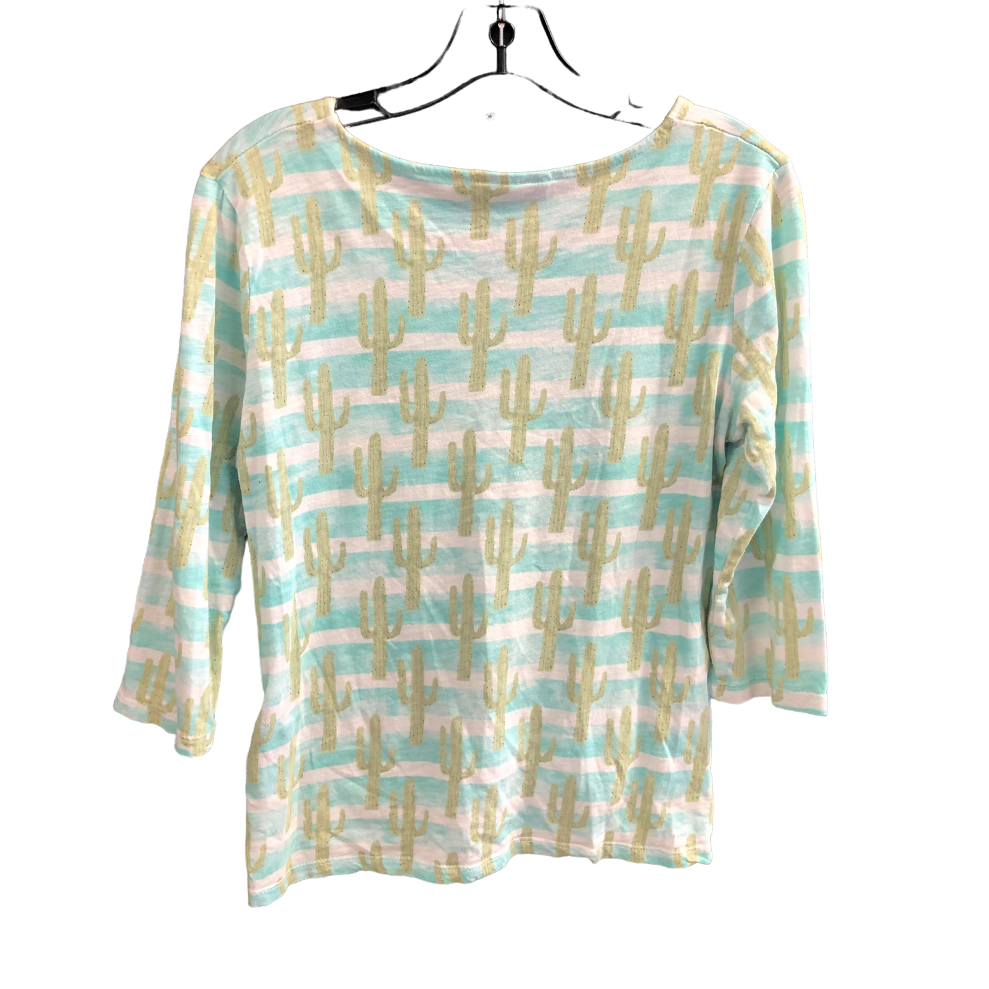 Green Top 3/4 Sleeve Onque, Size S