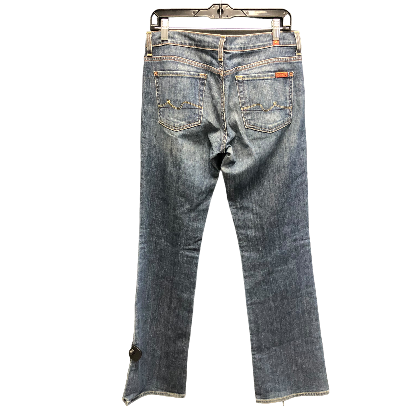 Blue Denim Jeans Designer 7 For All Mankind, Size 8