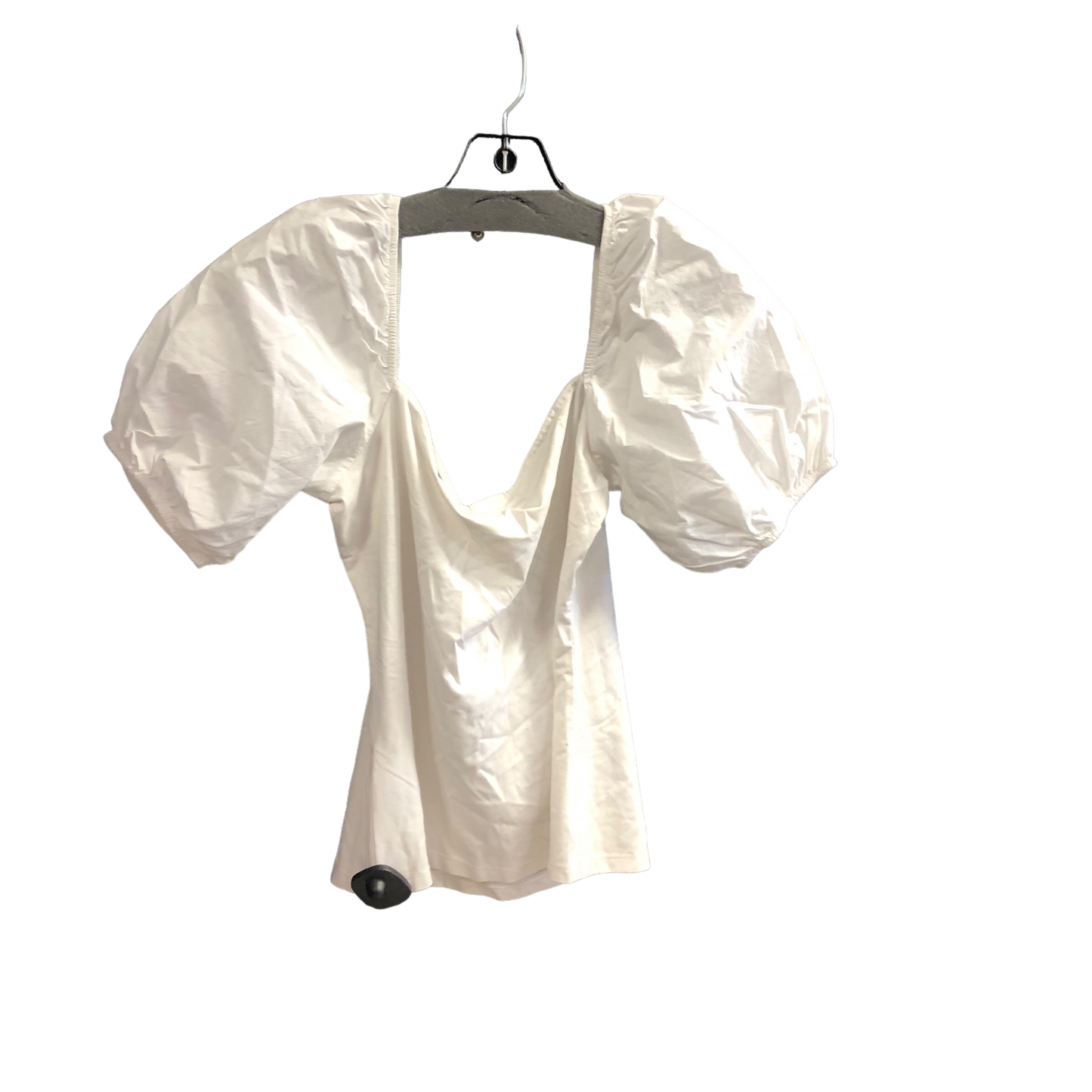 White Top Short Sleeve H&m, Size M