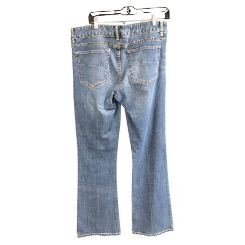 Jeans Wide Leg By Gap In Blue Denim, Size: 12